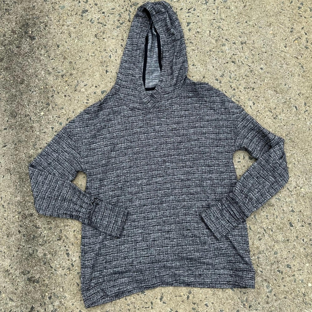 Lululemon hooded, thin sweatshirt hoodie gray Size large